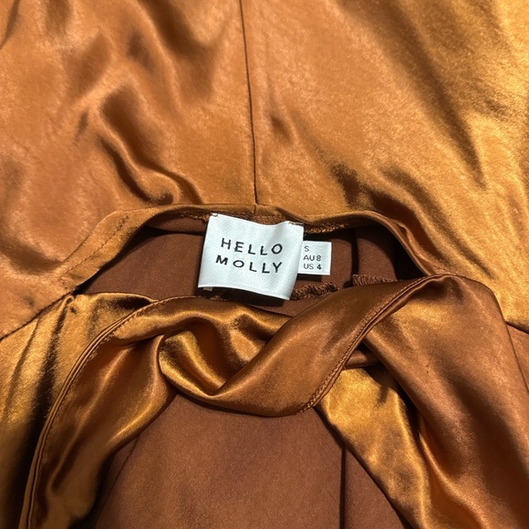 Hello Molly Terracotta Keyhole Back Dress - Picture 5 of 7